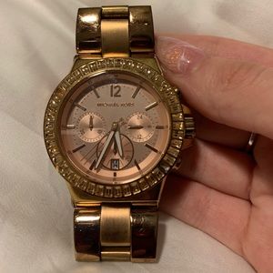 Gold Michael Kors watch